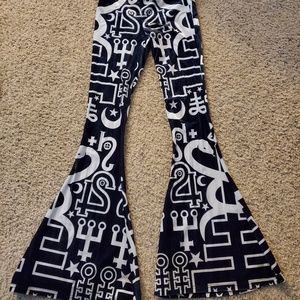 Killstar Small Occult Flare Velvet Pants